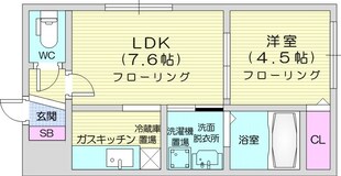 メビウスの物件間取画像